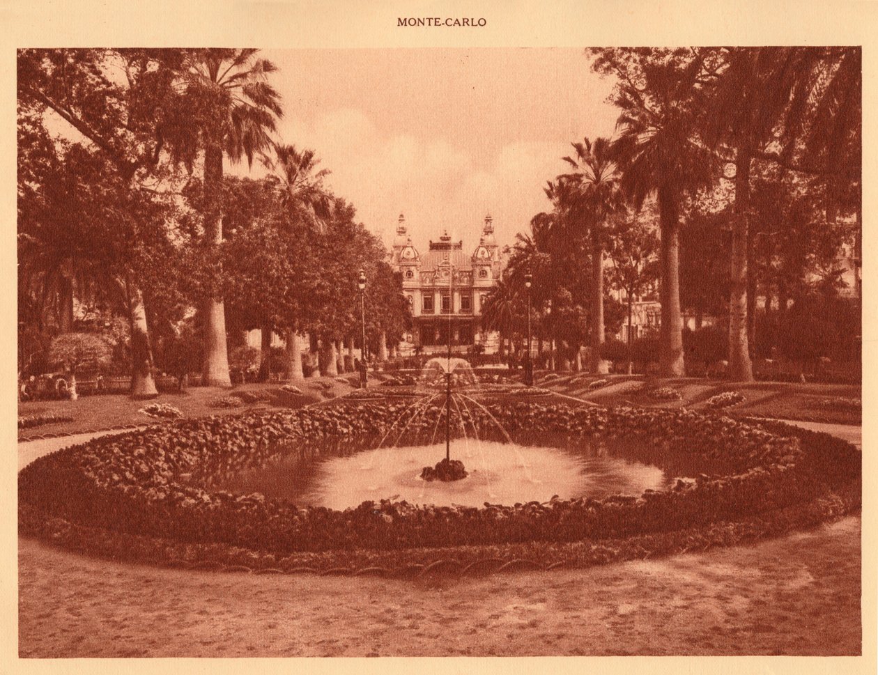 O cassino, Monte Carlo, 1930. de Unbekannt