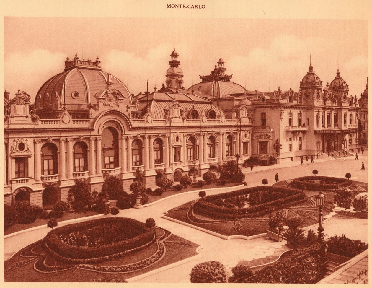 O cassino, Monte Carlo, 1930. de Unbekannt