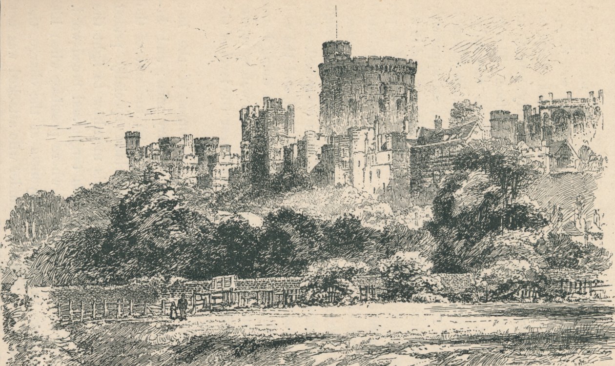 O castelo da costa de Berkshire, 1895 de Unbekannt