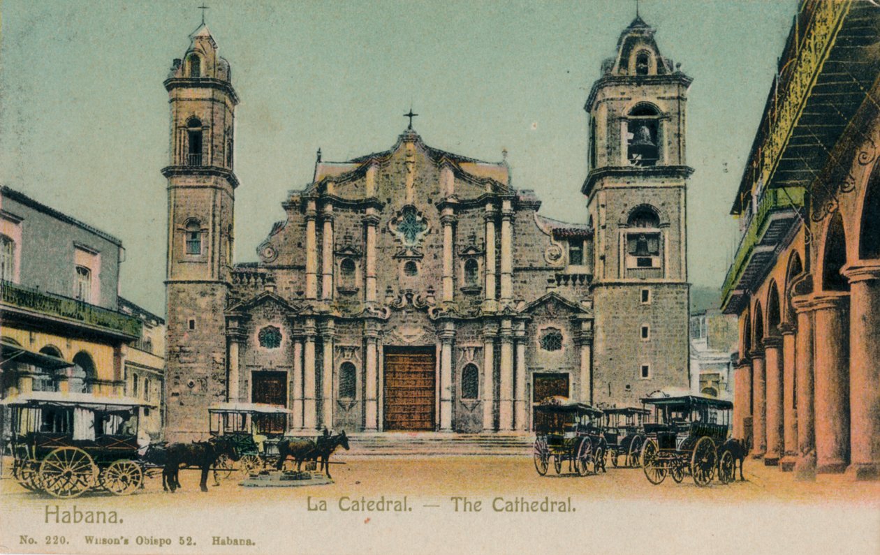 A Catedral, Havana, Cuba, c1910 de Unbekannt