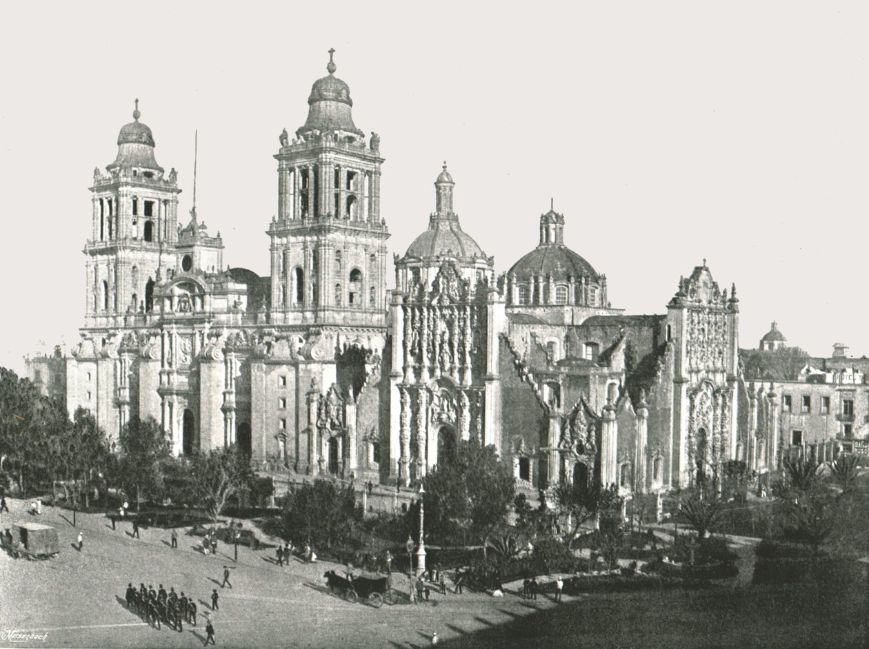 A Catedral, Cidade do México, México, 1895. de Unbekannt