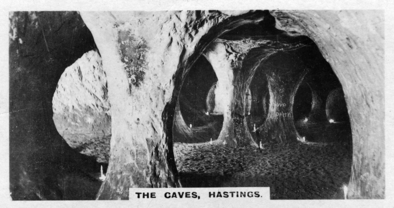 As cavernas, Hastings, Sussex, c1920s de Unbekannt