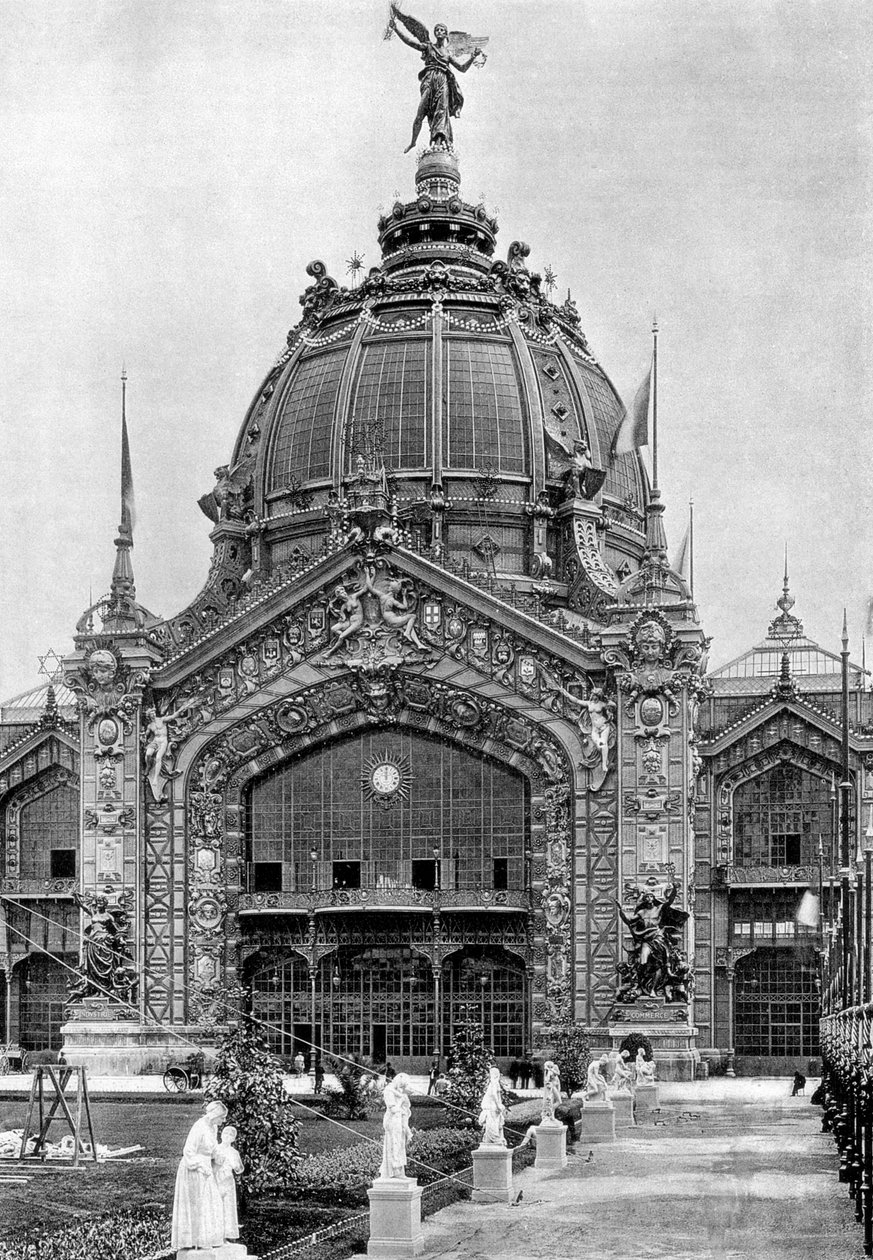 A cúpula central, Exposição Universal, Paris, 1889 de Unbekannt