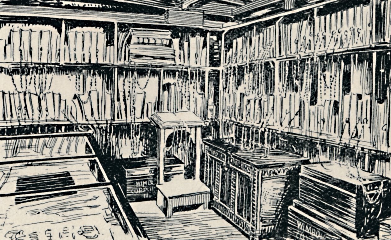 A Biblioteca Acorrentada em Wimborne, 1929 de Unbekannt