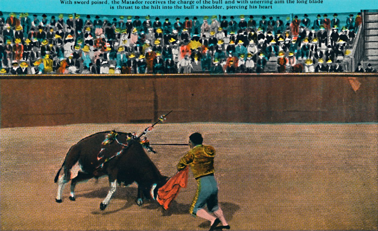 O desafio do matador, Plaza De Toros, c1939 de Unbekannt