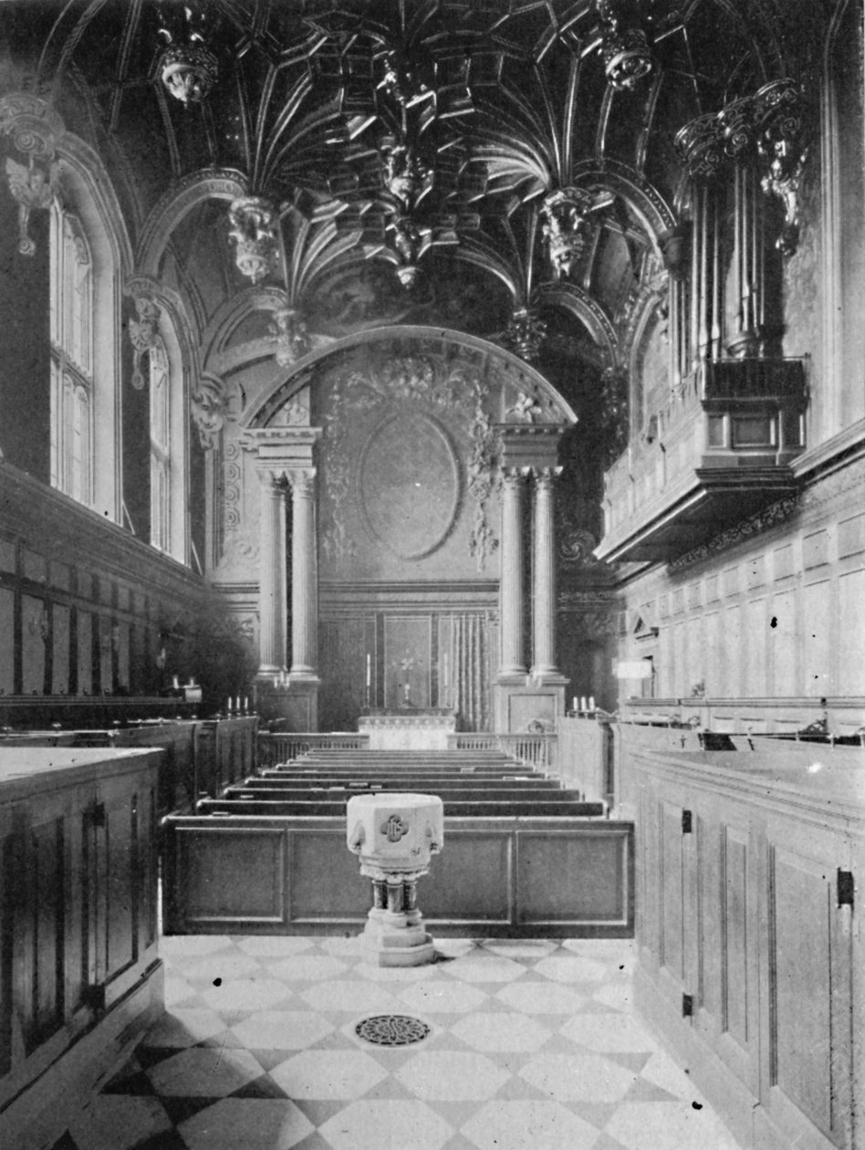 A Capela, Palácio de Hampton Court, 1903 de Unbekannt