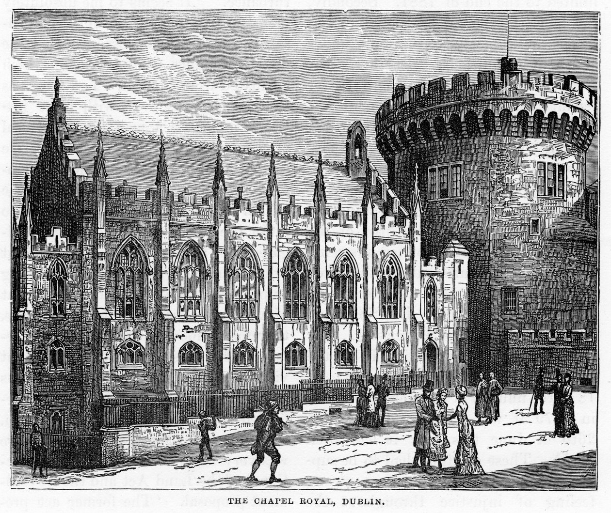 The Chapel Royal, Dublin, século XIX de Unbekannt
