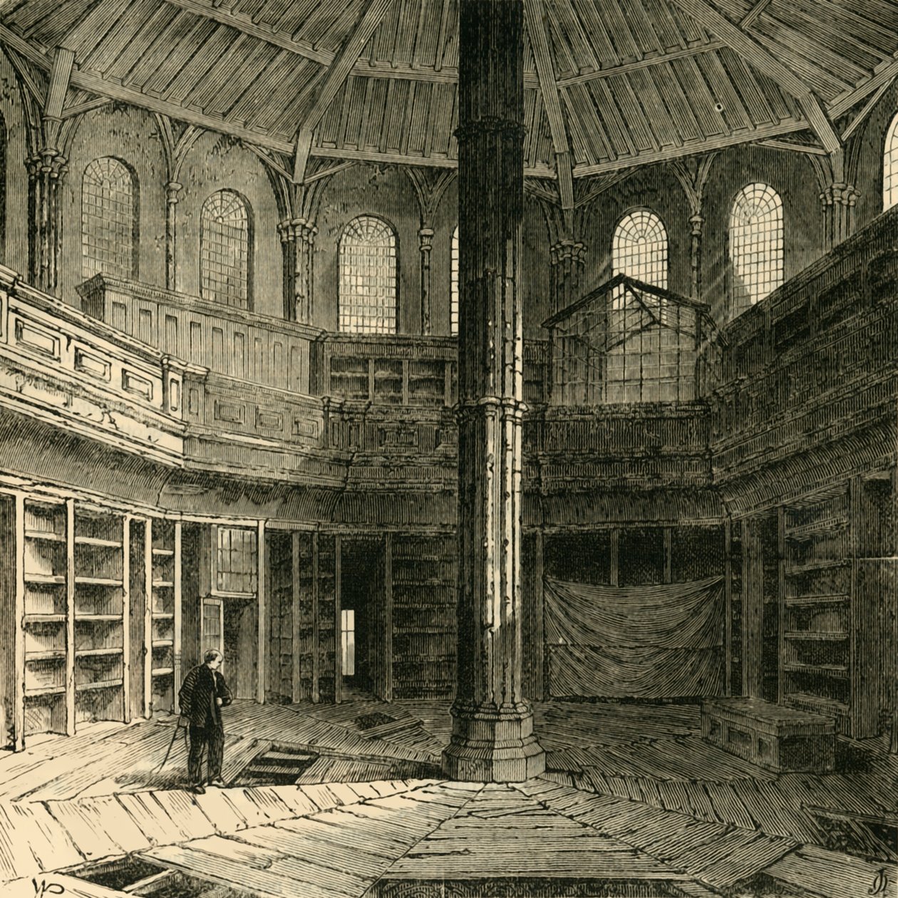 A Casa do Capítulo Anterior à sua Restauração, 1881. de Unbekannt