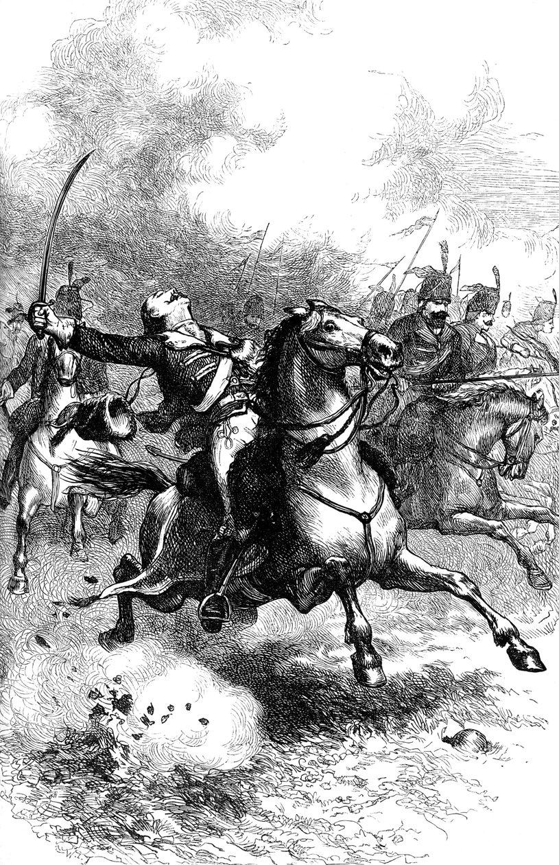 A acusação de Pulaski, c1880 de Unbekannt
