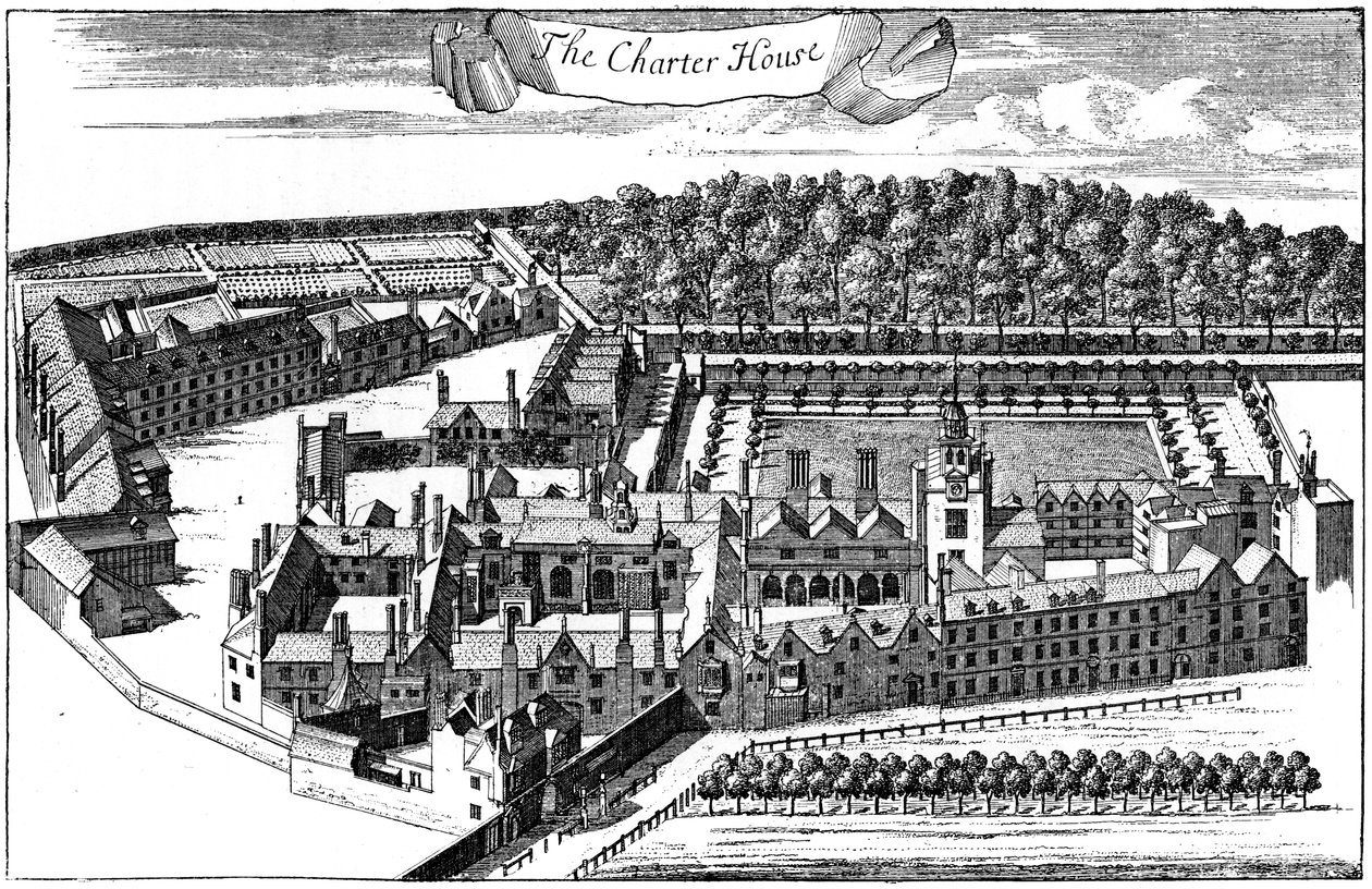 The Charter House Hospital, Londres, 1775, 1893 de Unbekannt