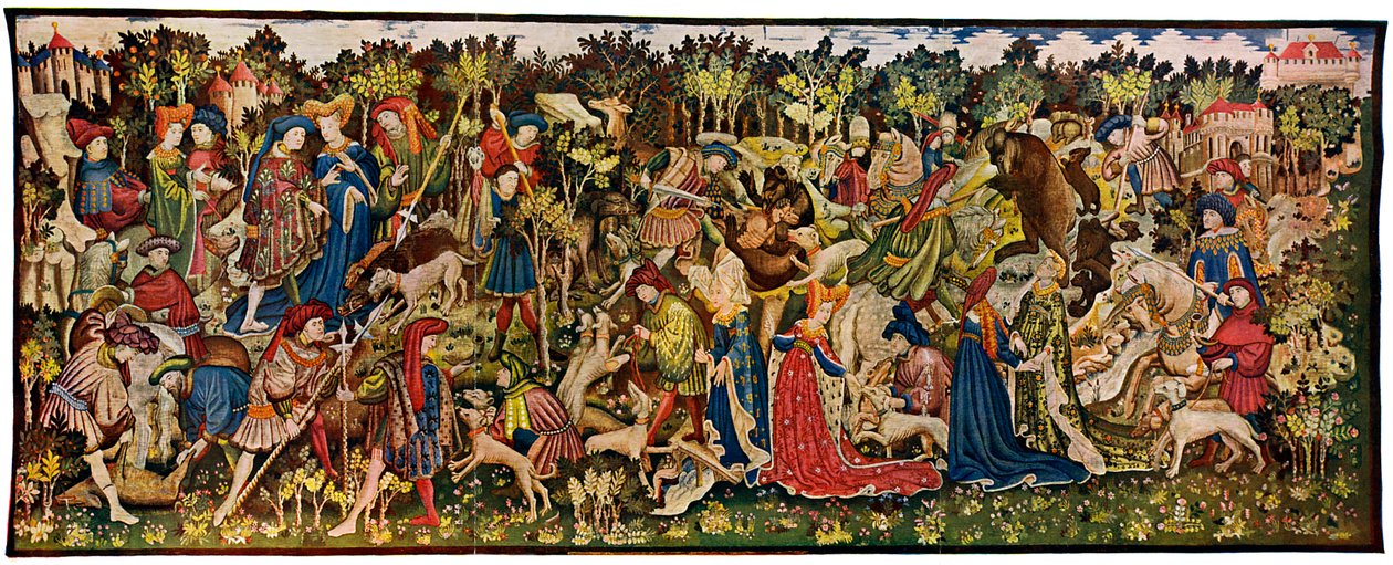 As tapeçarias de caça de Chatsworth, segundo da série, 1930 de Unbekannt