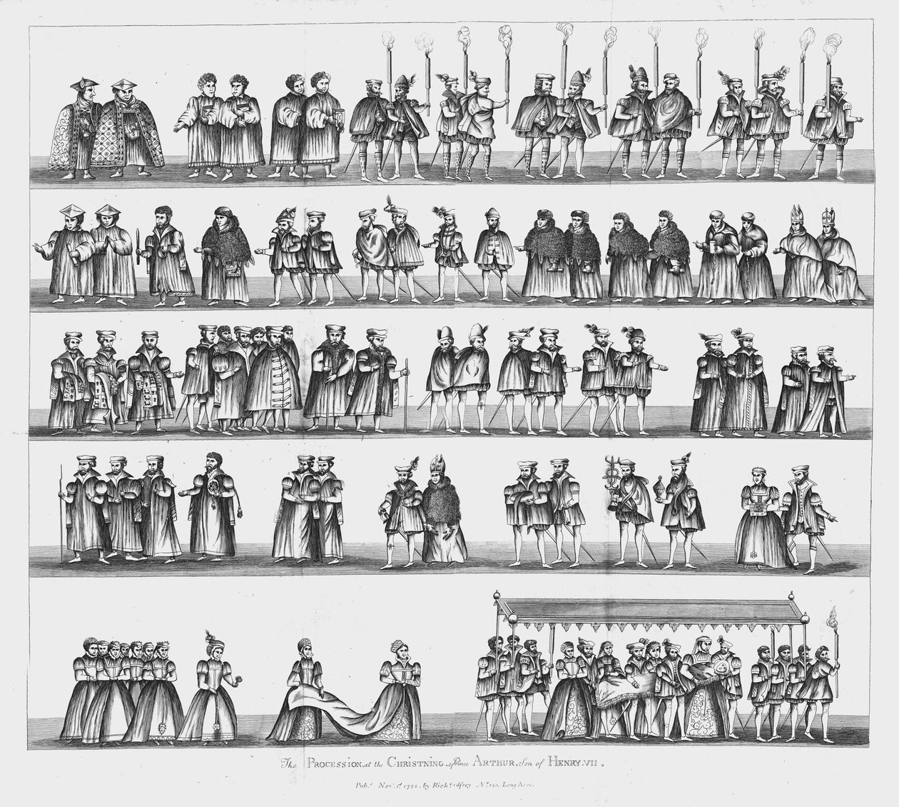 O batizado do príncipe Arthur, 24 de setembro de 1486, 1782 de Unbekannt