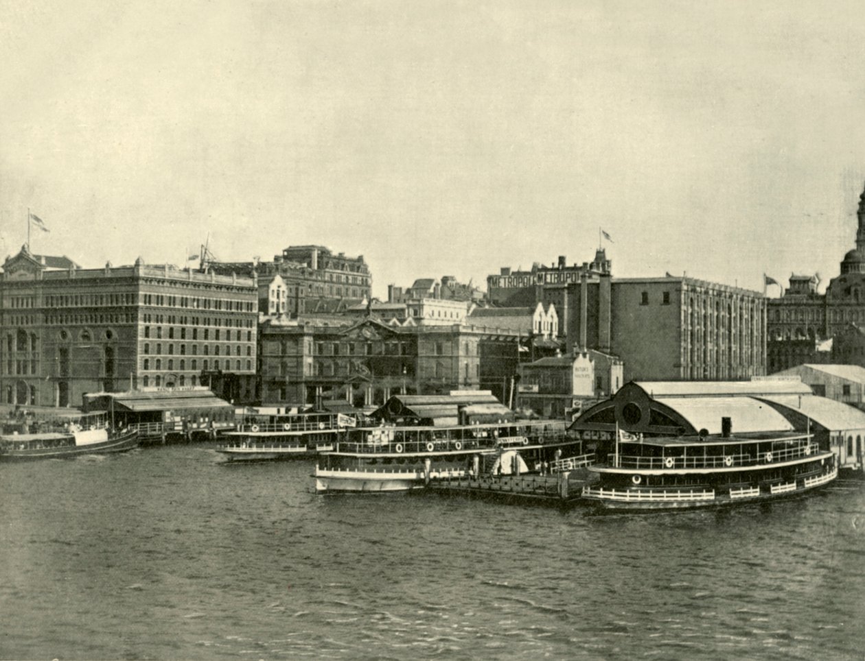 O Circular Quay, Sydney, 1901. de Unbekannt