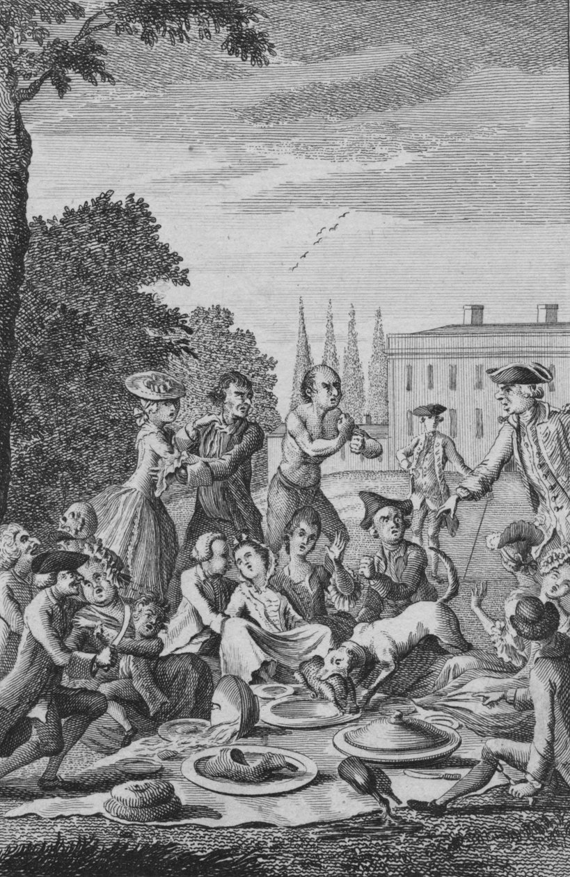 The Citizens Fete Champetre, c1770. de Unbekannt
