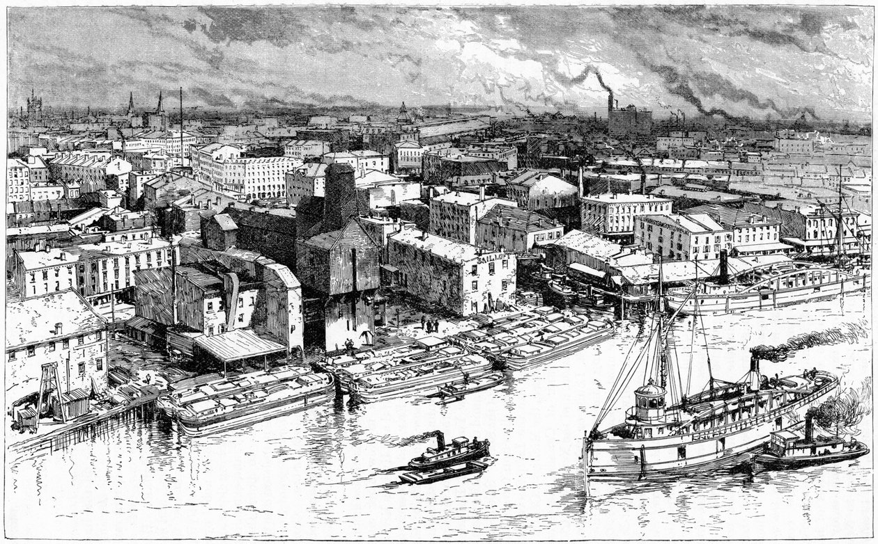 A cidade de Buffalo, século XIX de Unbekannt