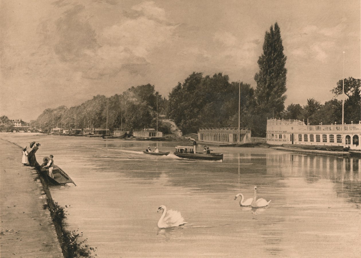 O Colégio Barcaças em Oxford, 1902 de Unbekannt