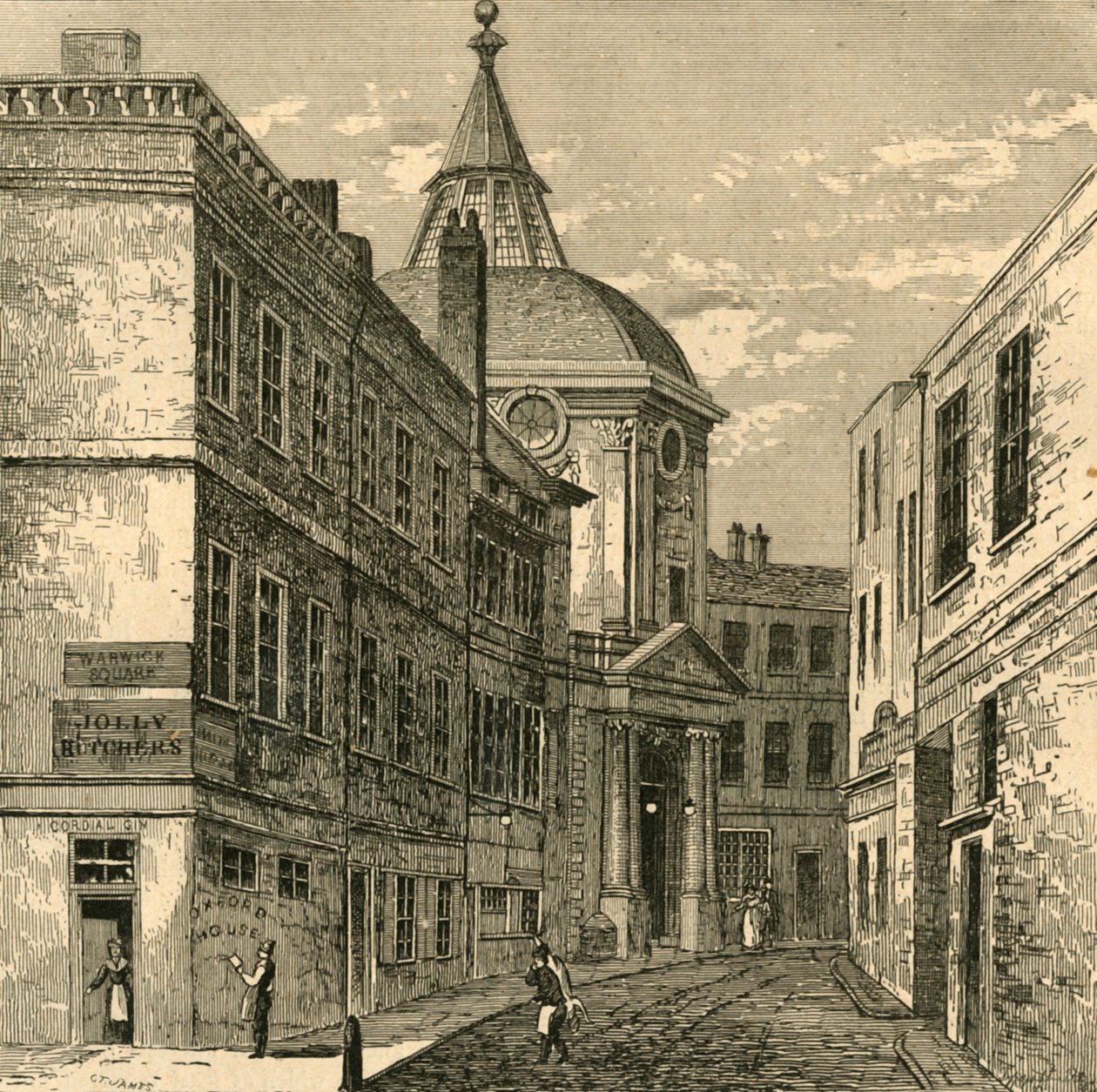 O Colégio de Médicos, Warwick Lane, 1868, 1897. de Unbekannt