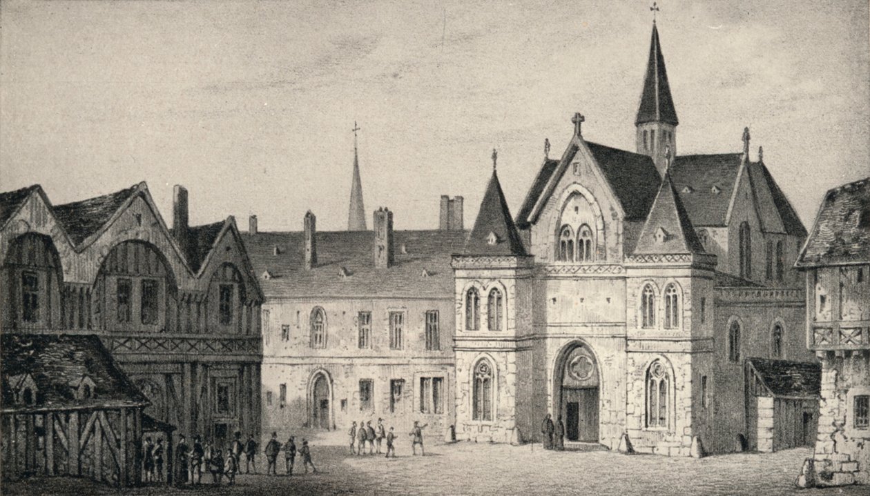 O Colégio de Sorbonne em 1550, 1915 de Unbekannt
