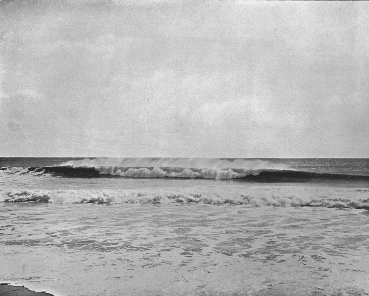 The Penting Wave, Costa de Nova Jersey, EUA, c1900. de Unbekannt