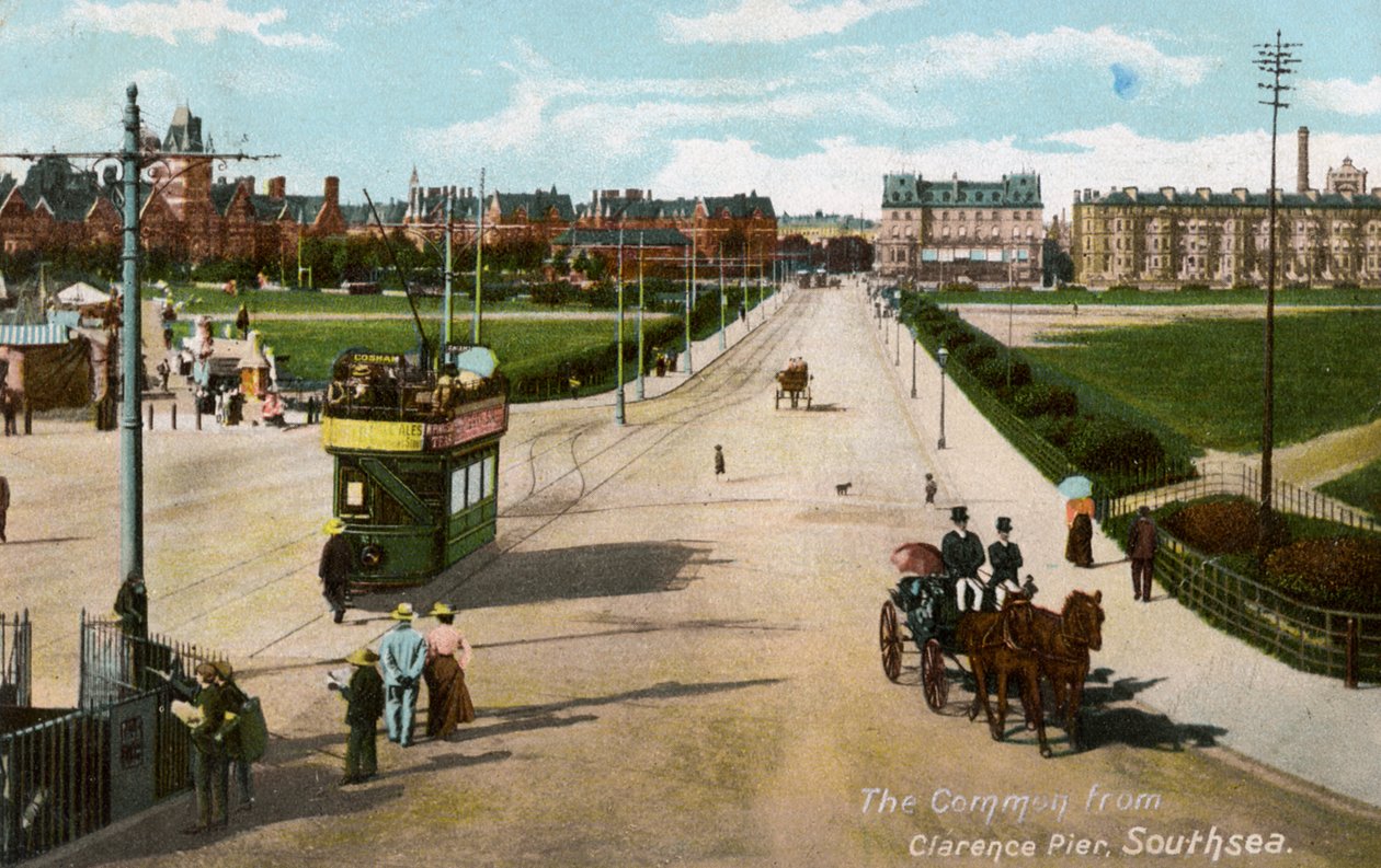 O comum de Clarence Pier, Southsea, Hampshire, c1904 de Unbekannt