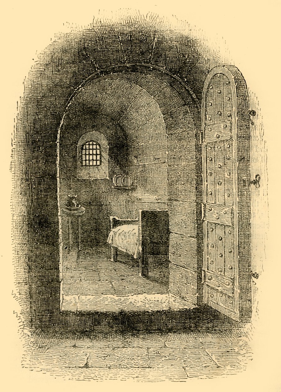 A célula condenada em Newgate, c1872. de Unbekannt