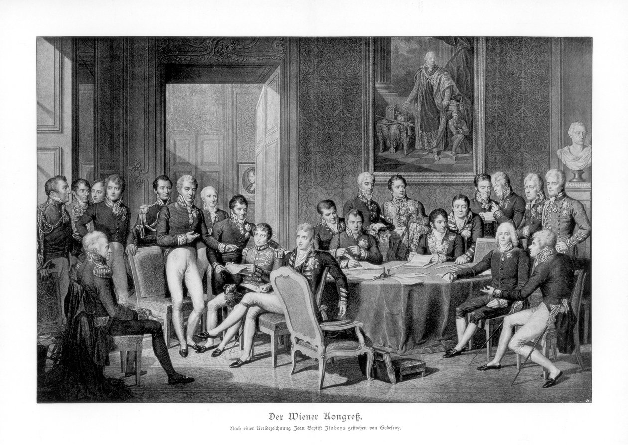 O Congresso de Viena, 1814-1815 1900 de Unbekannt