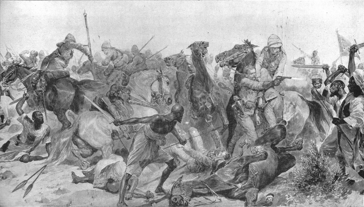 A conquista do Soudan, 1896-98: ... a Batalha de Omdurman, 2 de setembro de 1898, 1901. de Unbekannt
