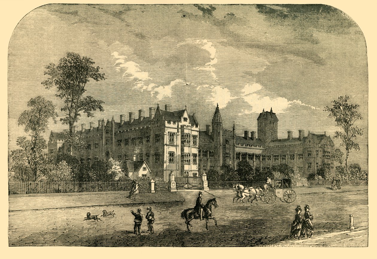 O Hospital de Consumo, Brompton, c1876. de Unbekannt