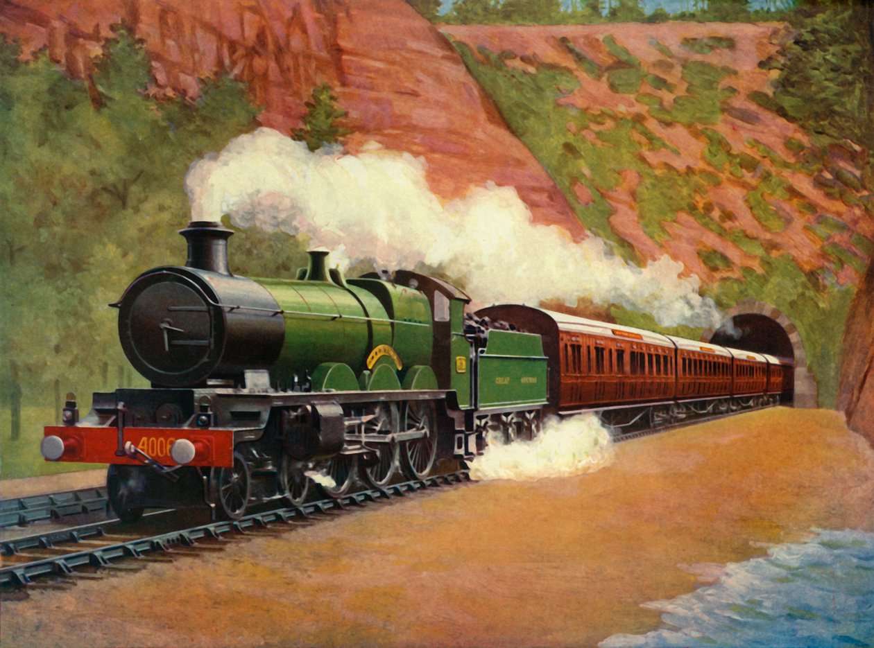 A estrada de ferro expressa de Great Western da Cornualha Riviera, 1930. de Unbekannt