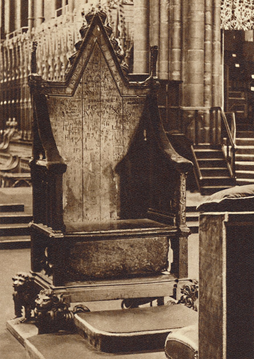 A Cadeira da Coroação e a Pedra do Scone, 1937 de Unbekannt