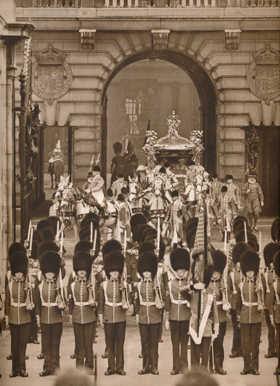 A procissão de coroação à abadia, 1937 de Unbekannt