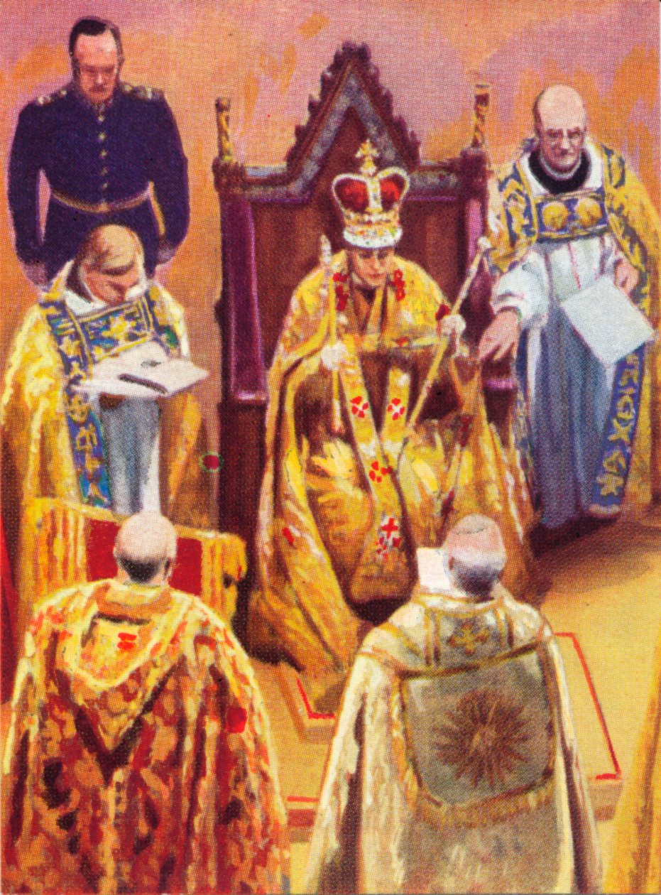 A coroação do rei George VI 1895-1952, 12 de maio de 1937 de Unbekannt