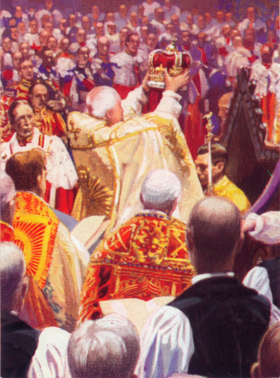A coroação do rei George VI 1895-1952, 12 de maio de 1937 de Unbekannt