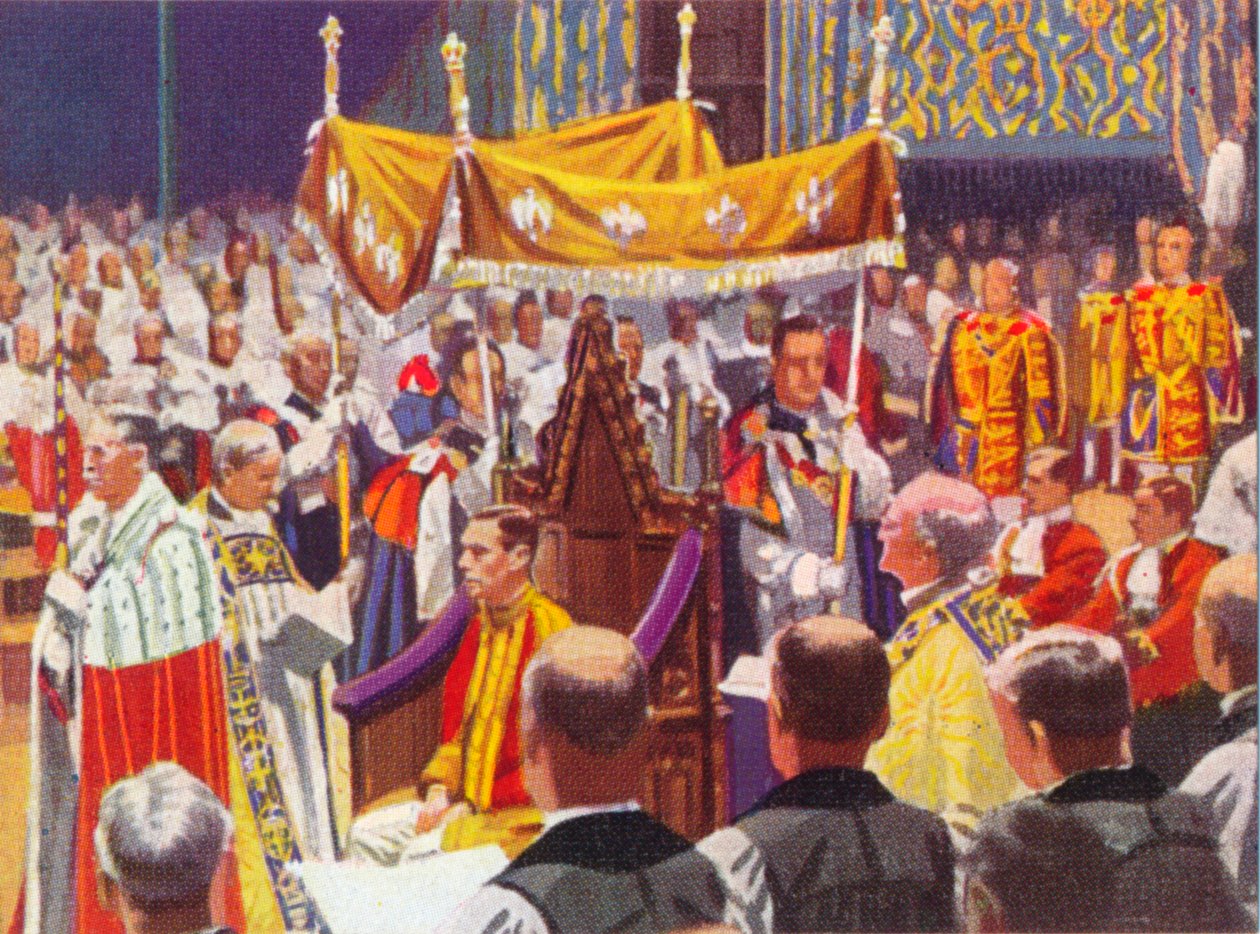 A coroação do rei George VI 1895-1952, 12 de maio de 1937 de Unbekannt