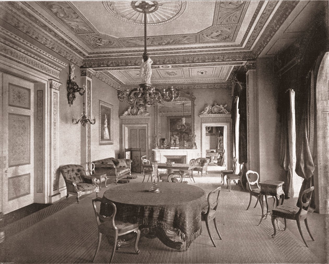 A Câmara do Conselho, Osborne House, East Cowes, Ilha de Wight, 1894. de Unbekannt