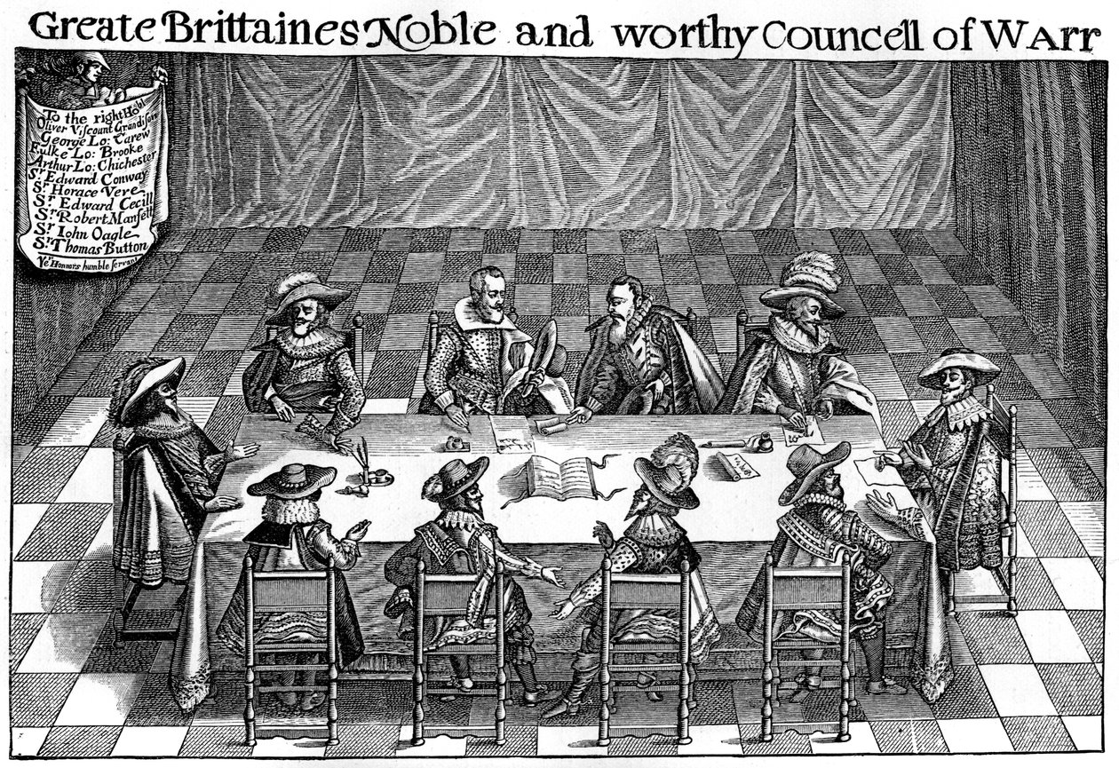 O Conselho da Guerra, 1623-1624, 1893 de Unbekannt