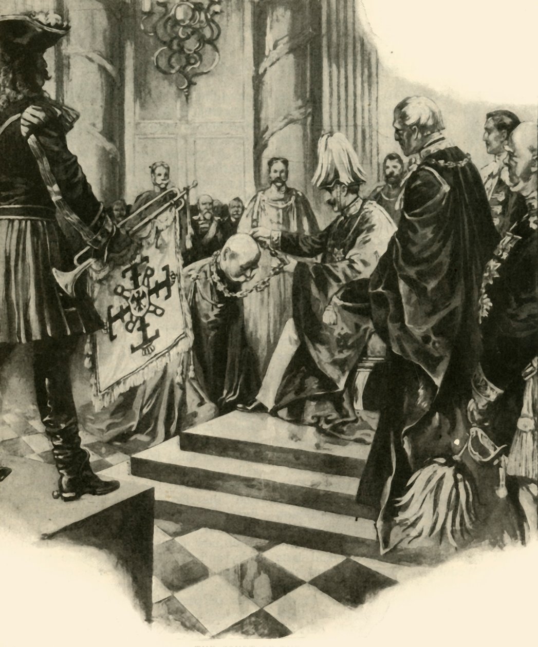 O Tribunal do Kaiser, 1910. de Unbekannt