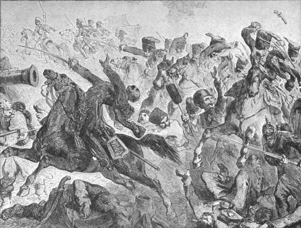 A Guerra da Criméia, 1854-56: A Batalha de Balaclava: A Carga da Brigada Leve, 1854, 1901. de Unbekannt