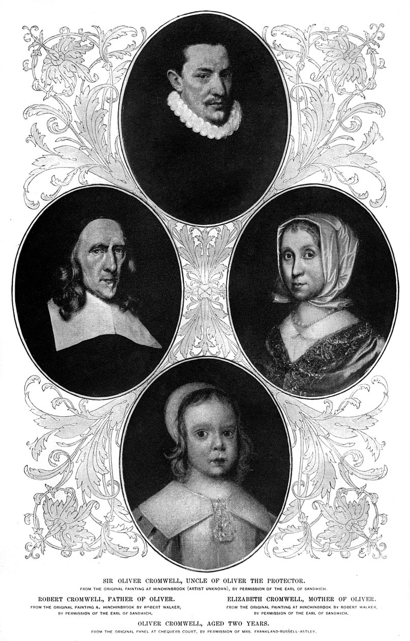 A família Cromwell, 1899 de Unbekannt