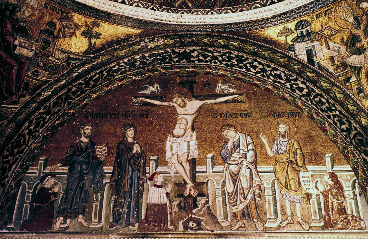 A Crucificação, Basílica de São Marcos, Veneza, Itália de Unbekannt