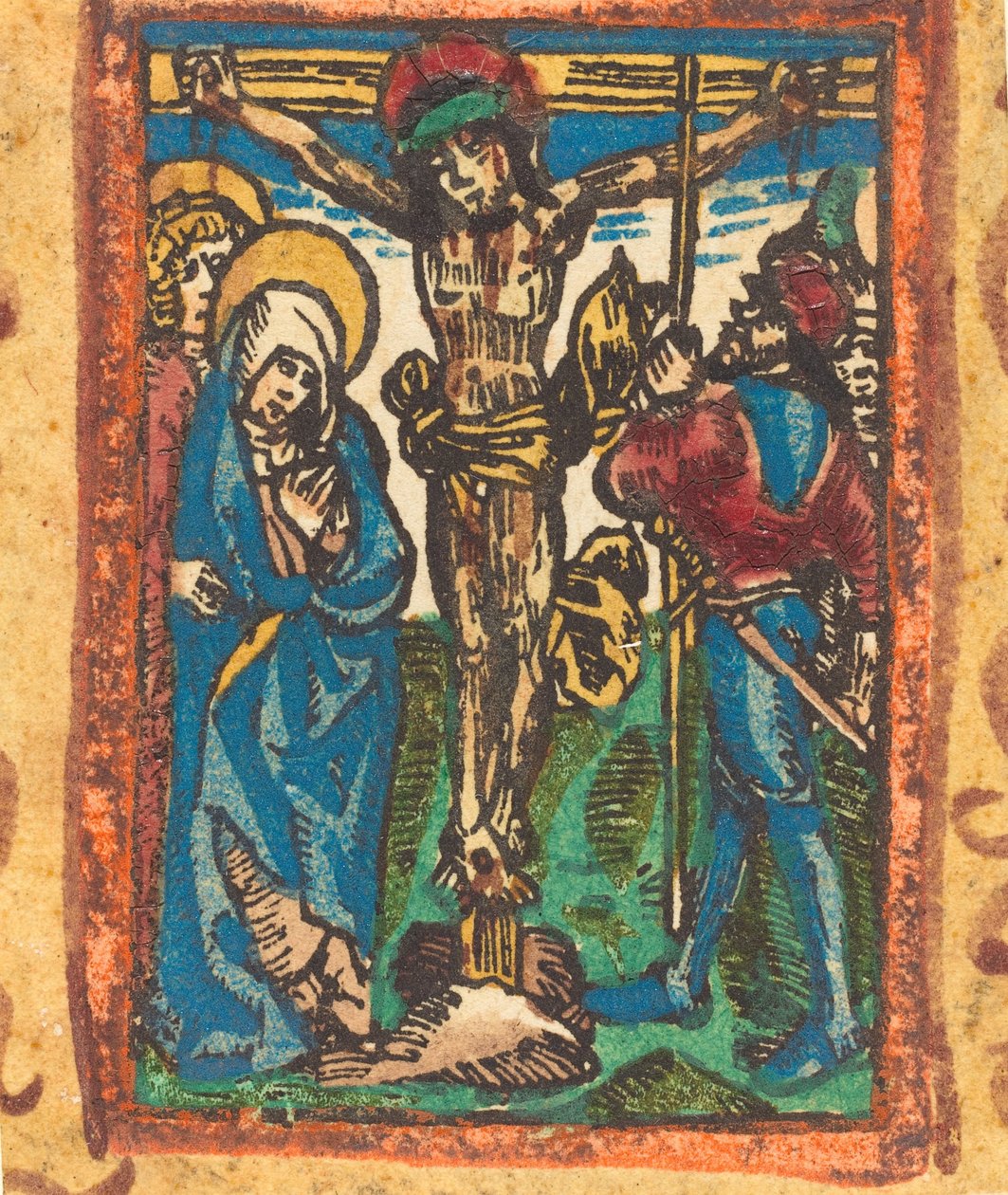 A Crucificação, c. 14901500. de Unbekannt