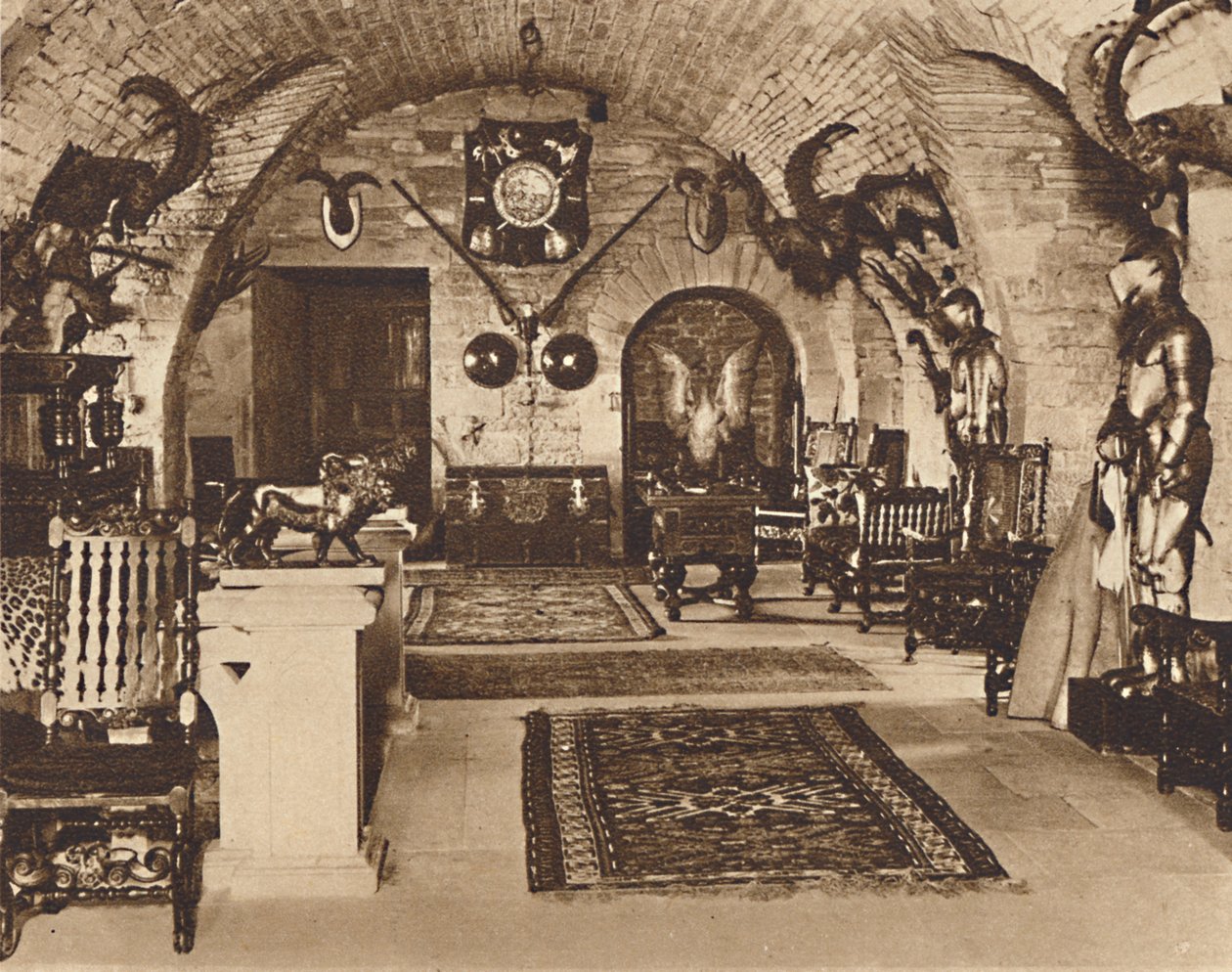 A Cripta, Castelo Glamis, c1933 1937 de Unbekannt