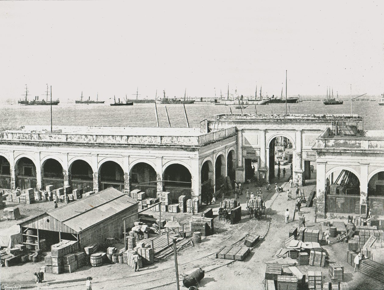 The Custom House, Veracruz, México, 1895. de Unbekannt