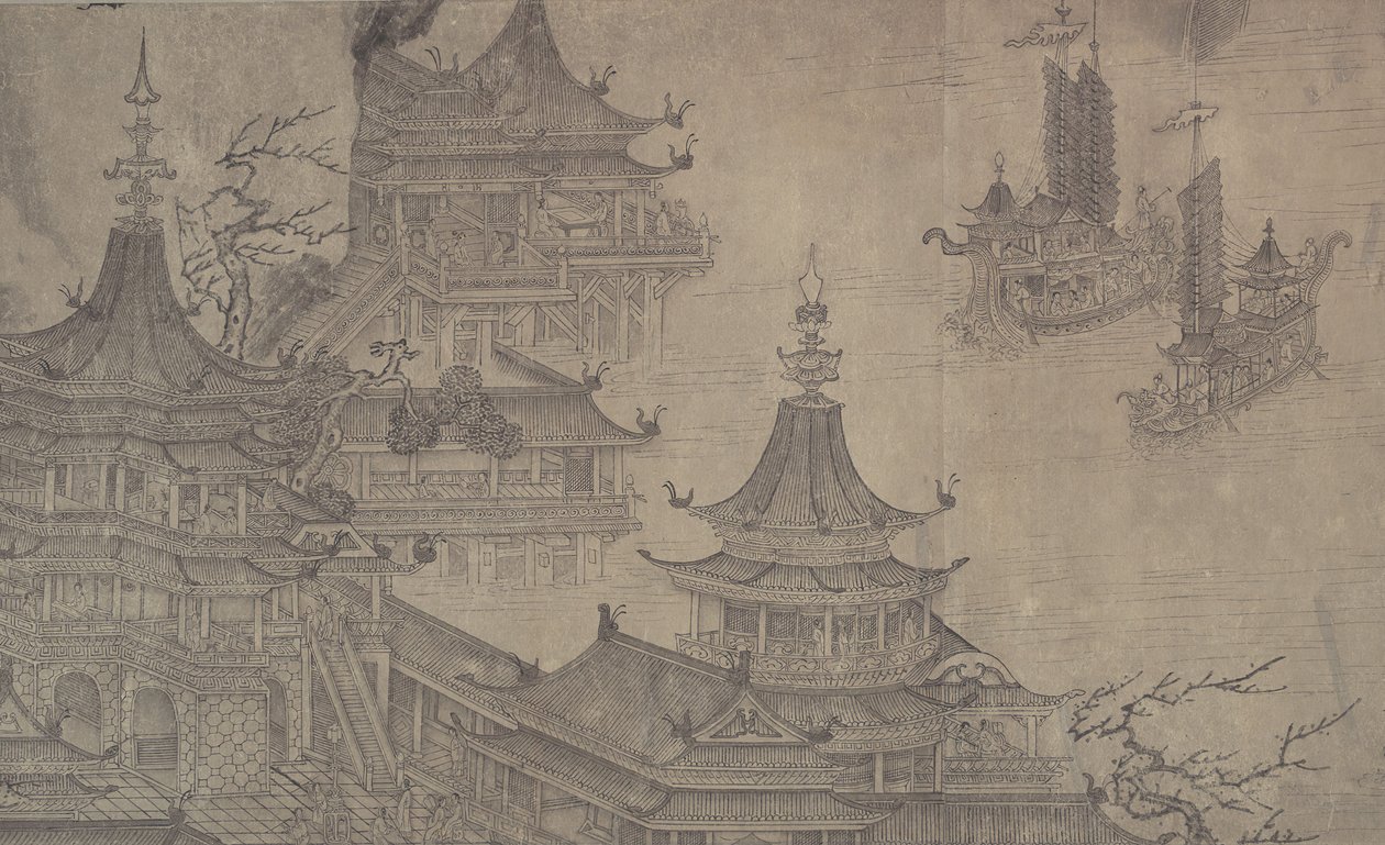 O Palácio Daming, início do século XV. de Unbekannt