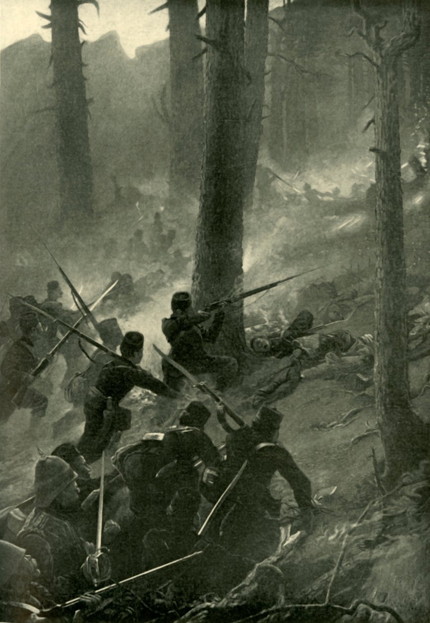 O ataque ousado ao Spingawi Khotal, 2 de dezembro de 1878, 1901. de Unbekannt
