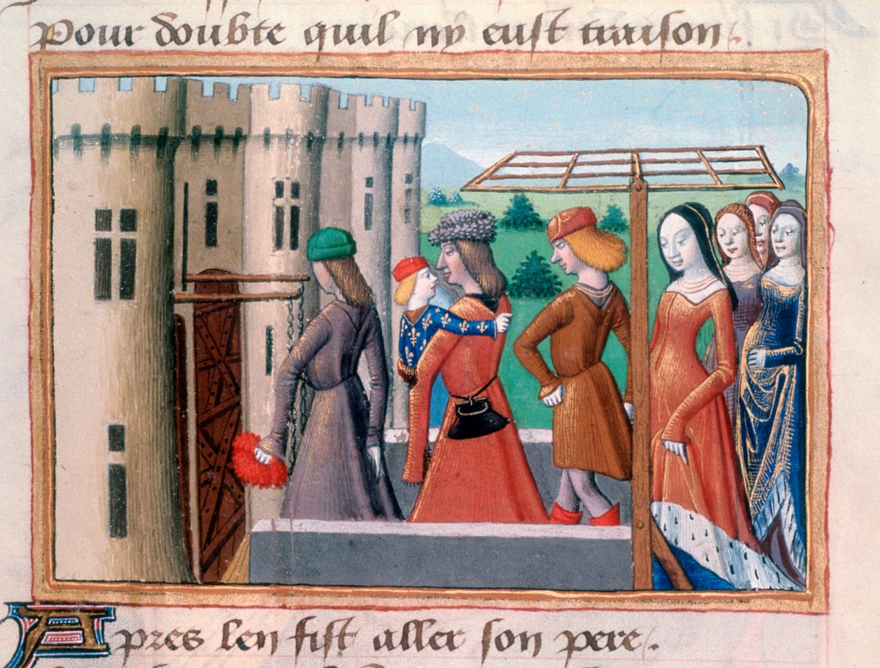 O Delfim retorna a Paris, junho de 1418, 1484 de Unbekannt