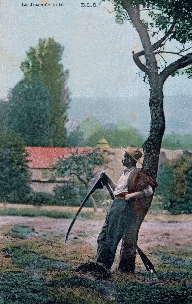 Os dias terminam, c1900 de Unbekannt