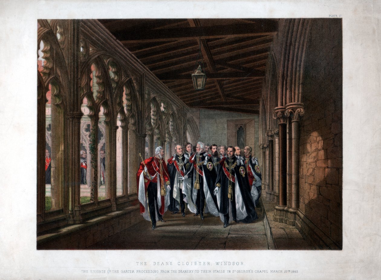 The Deans Claustro, Windsor, 10 de março de 1863 de Unbekannt