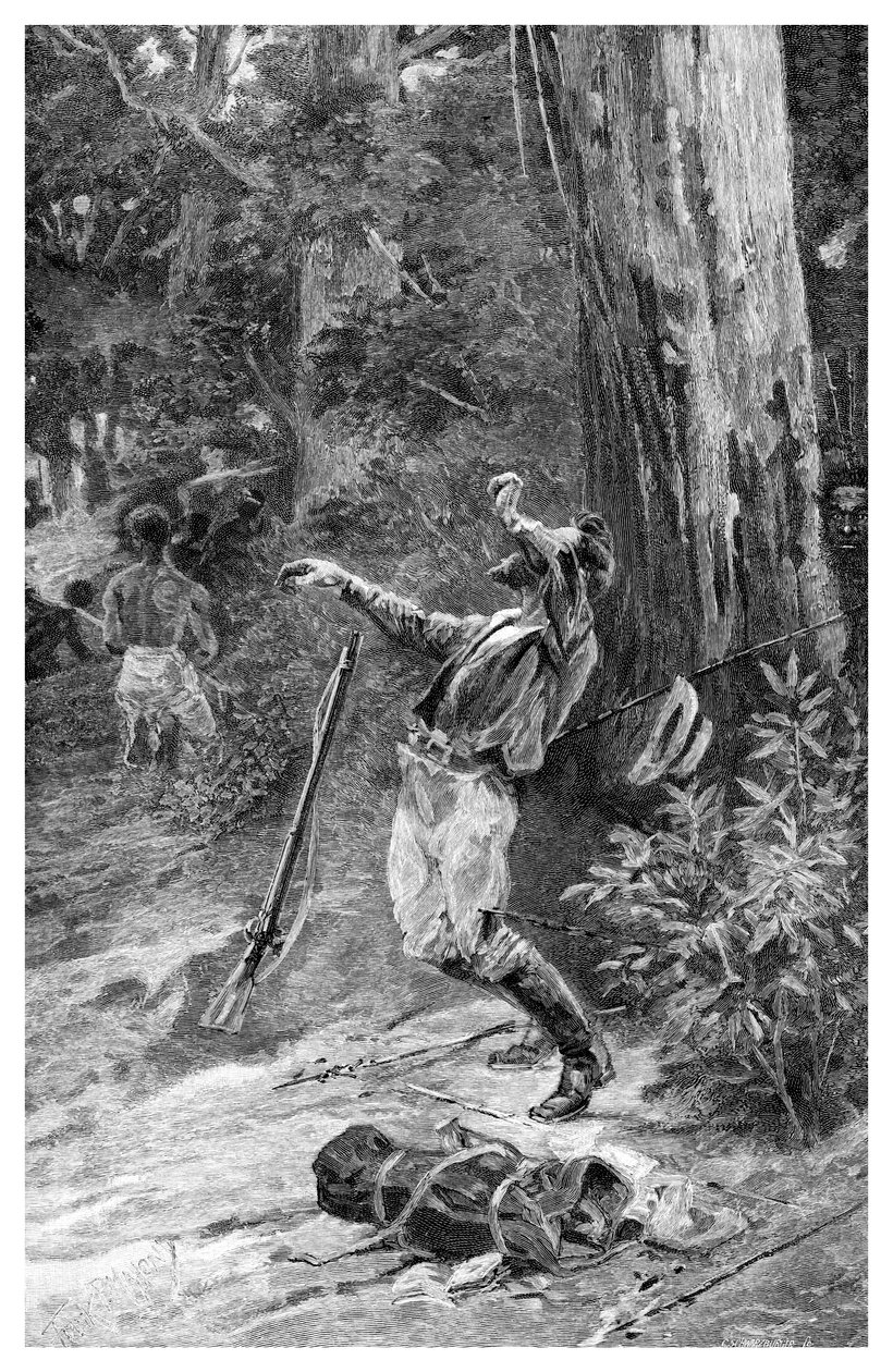 A morte de Kennedy, Queensland, Austrália, 1848, 1886 de Unbekannt