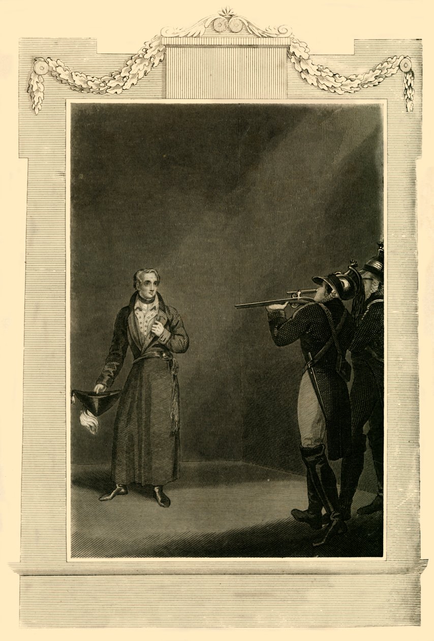 A morte de Murat, 1815, 1816. de Unbekannt
